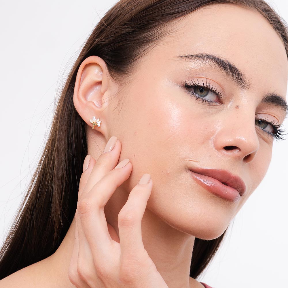 Linda Studs | 925 Silver Earrings for Women