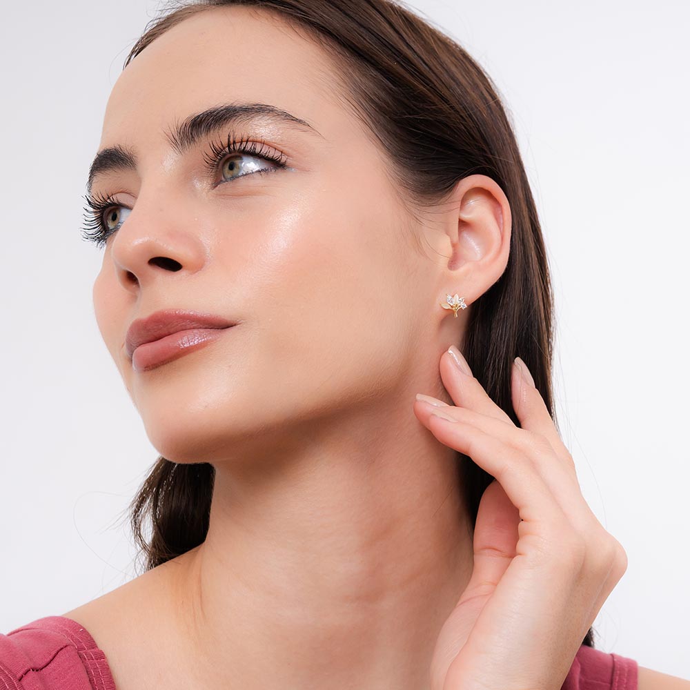 Linda Studs | 925 Silver Earrings for Women