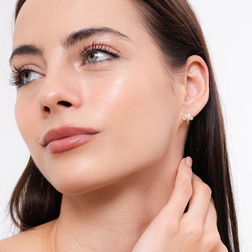 Linda Studs | 925 Silver Earrings for Women