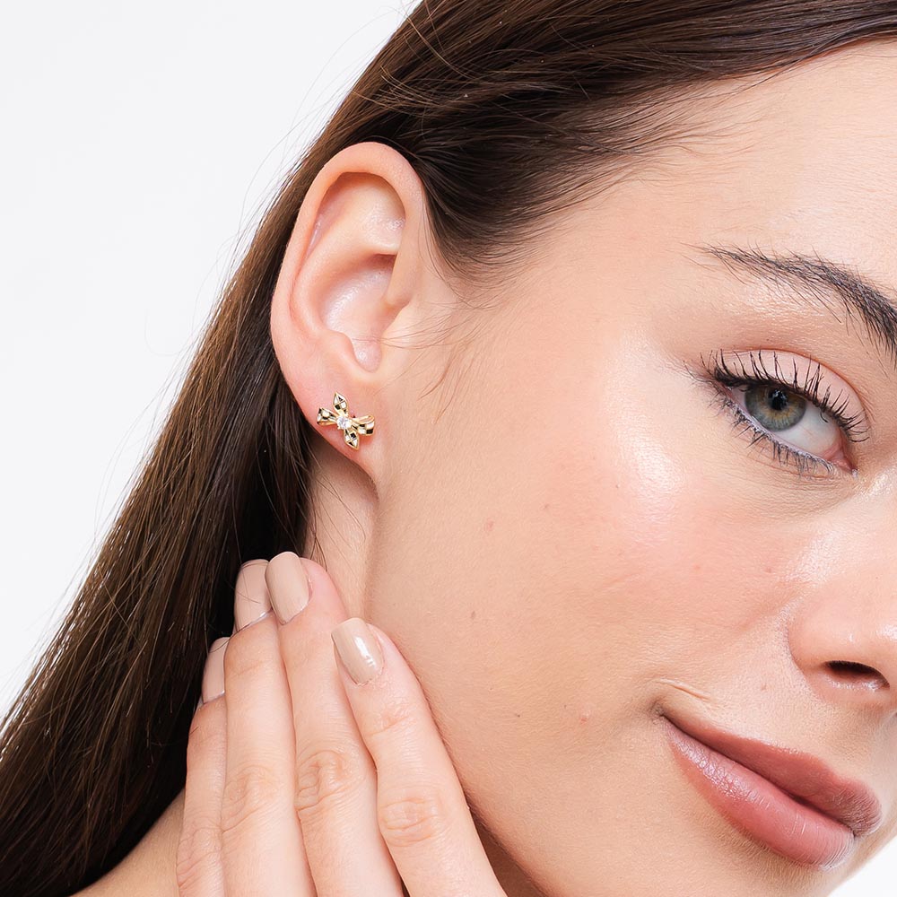 Georgia Studs | 925 Silver Earrings for Women