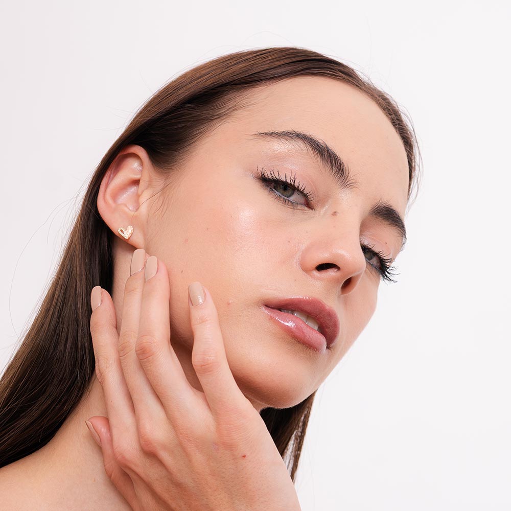 Maria Pink Studs | 925 Silver Earrings for Women