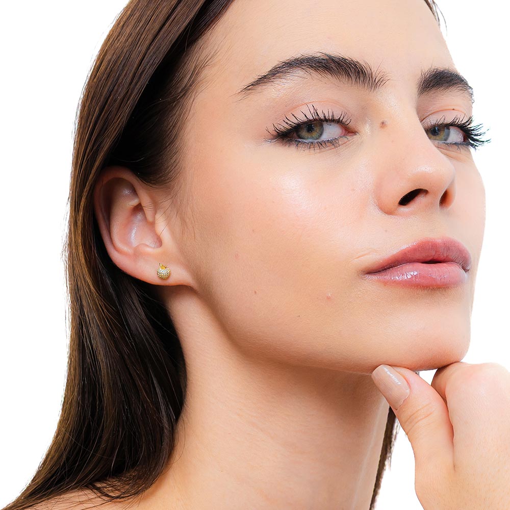 Eleonora Studs | 925 Silver Earrings for Women