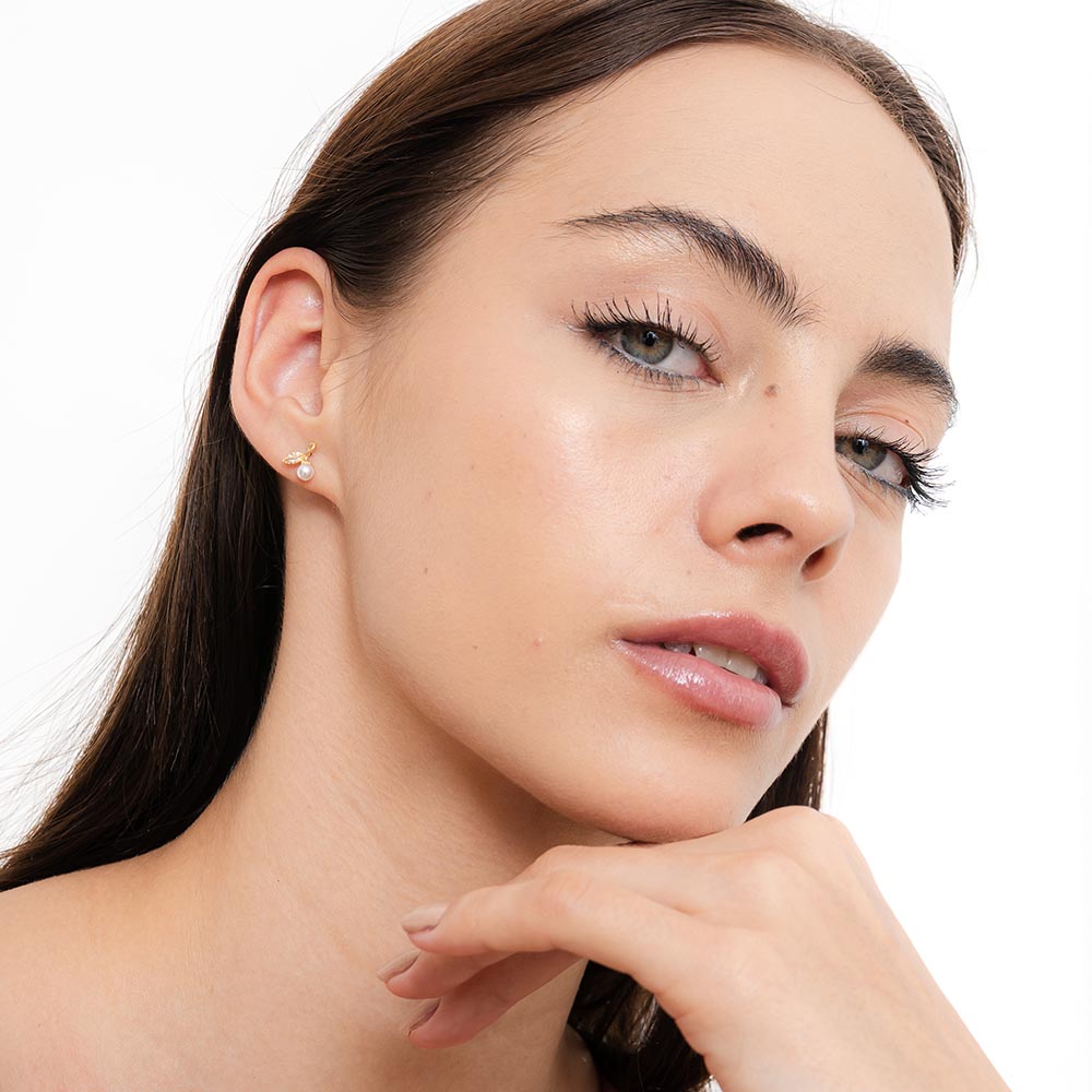 Bruna Studs | 925 Silver Earrings for Women