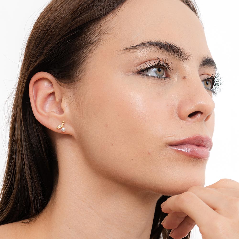 Bruna Studs | 925 Silver Earrings for Women