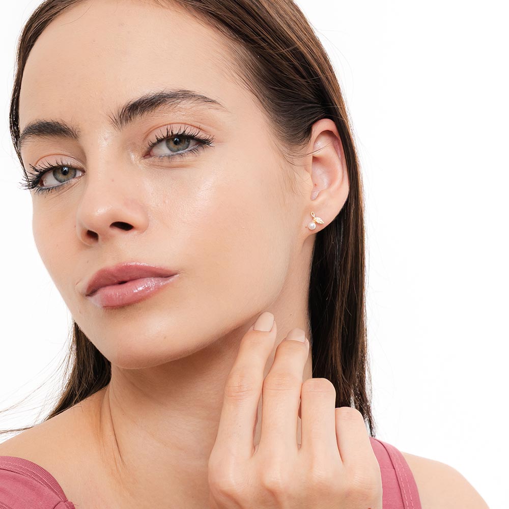 Bruna Studs | 925 Silver Earrings for Women