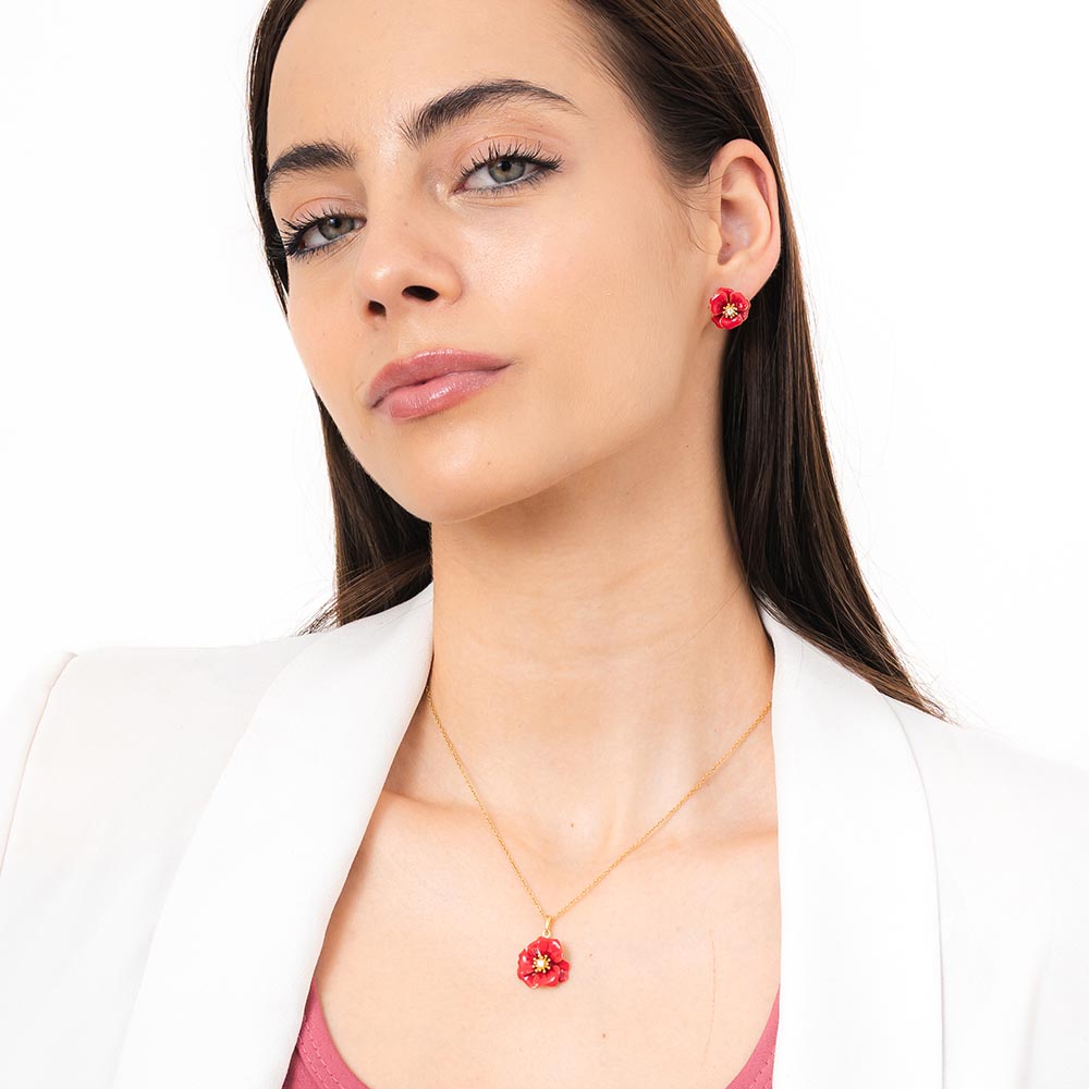 Cabella | 925 Silver Earrings and Pendant set for Women