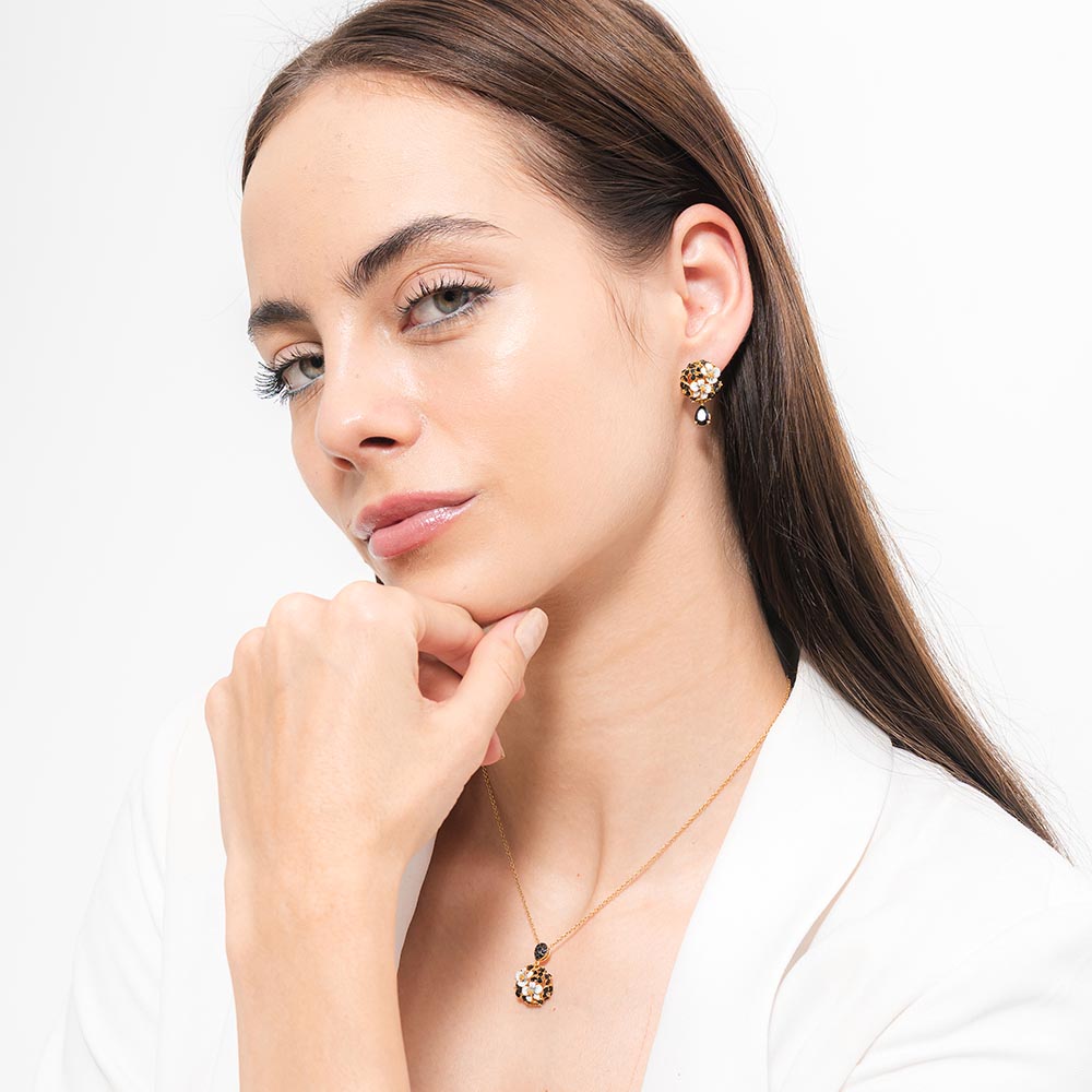 Flavio | 925 Silver Earrings and Pendant set for Women