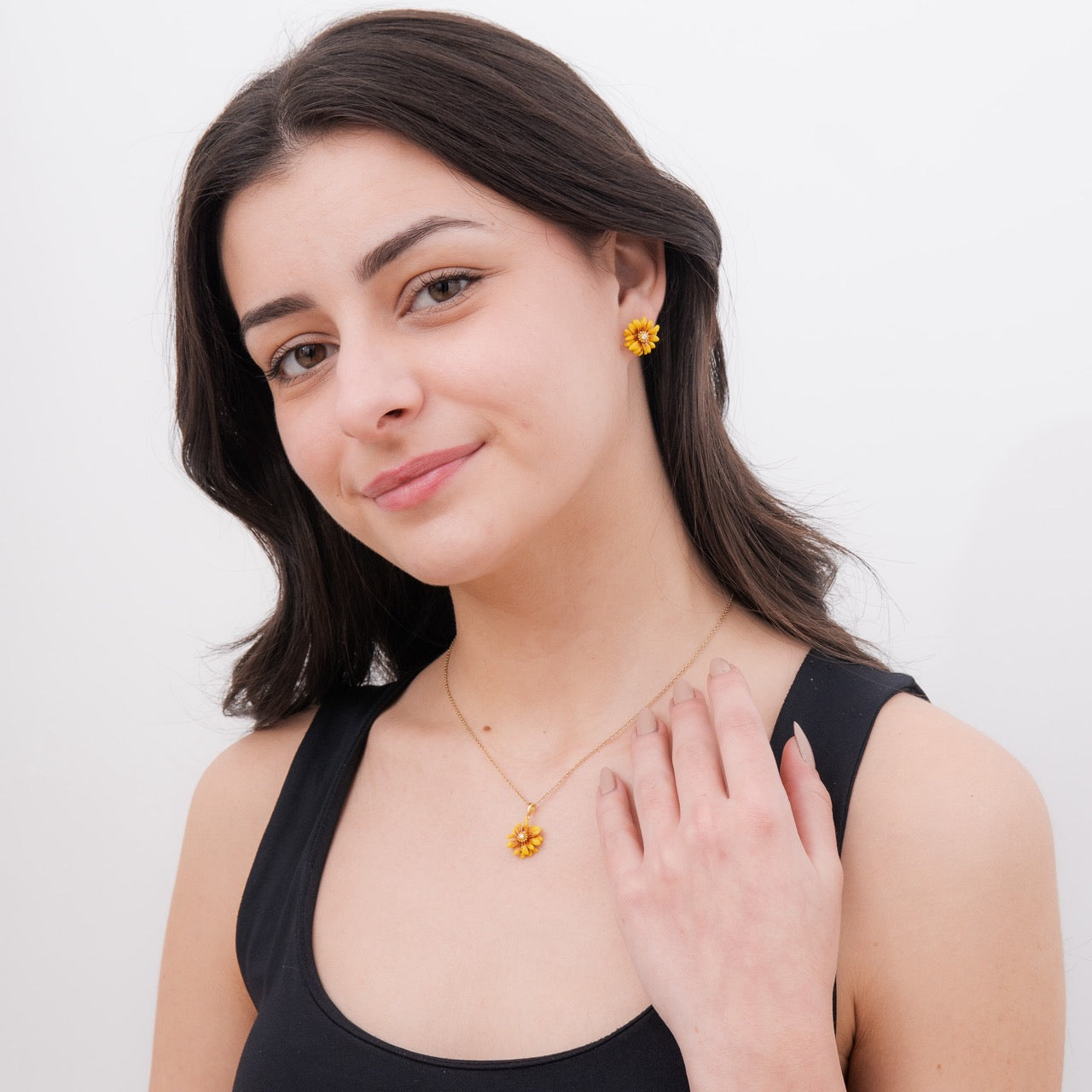 Belinda | 925 Silver Earrings and Pendant set for Women