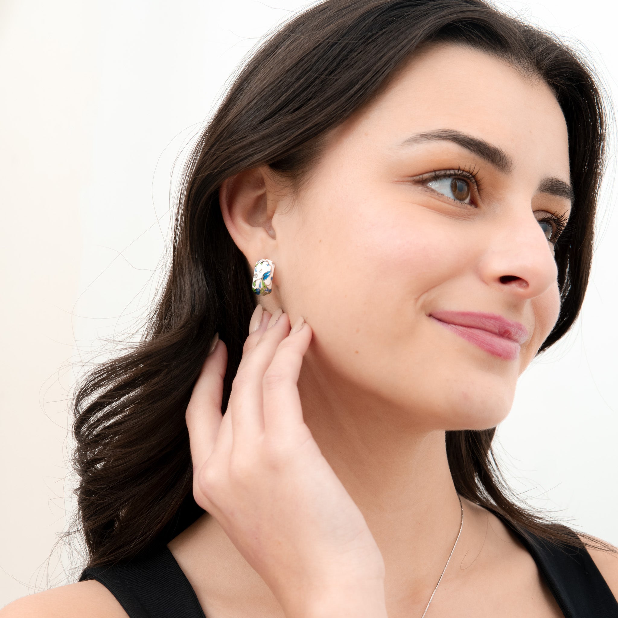 Agostina | 925 Silver Earrings and Pendant set for Women