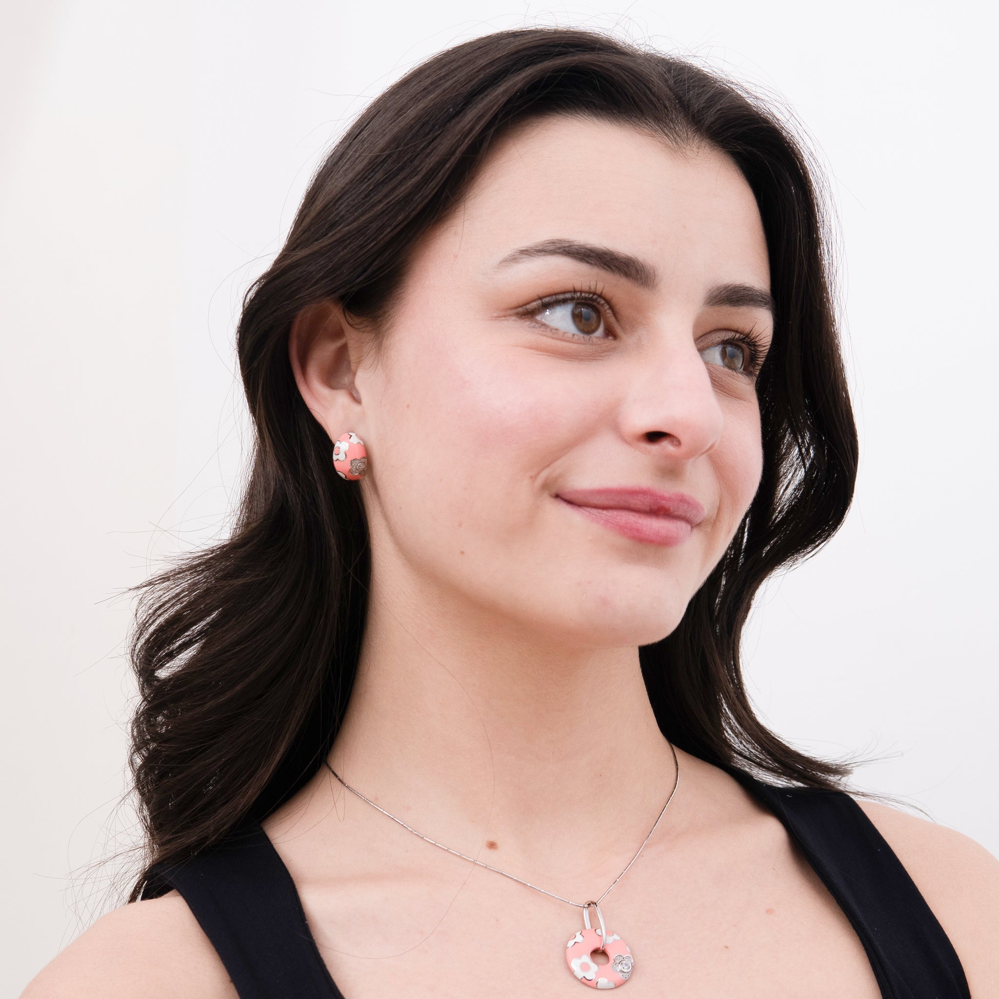 Alcina | 925 Silver Earrings and Pendant set for Women