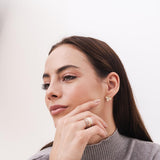 
  Buy Caterina Studs | 925 Silver Earrings for Women Online In India at Oprata
