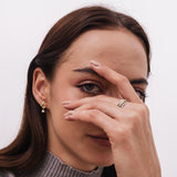 Golden Frill Fluid | 925 Silver Ring for Women & Men