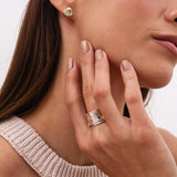 Four Hearts Fluid | 925 Silver Ring for Women & Men