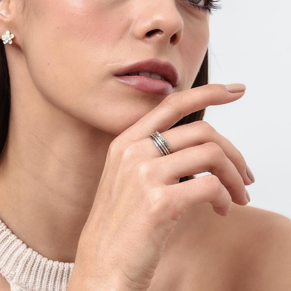 Infinite Hearts Fluid | 925 Silver Ring for Women & Men