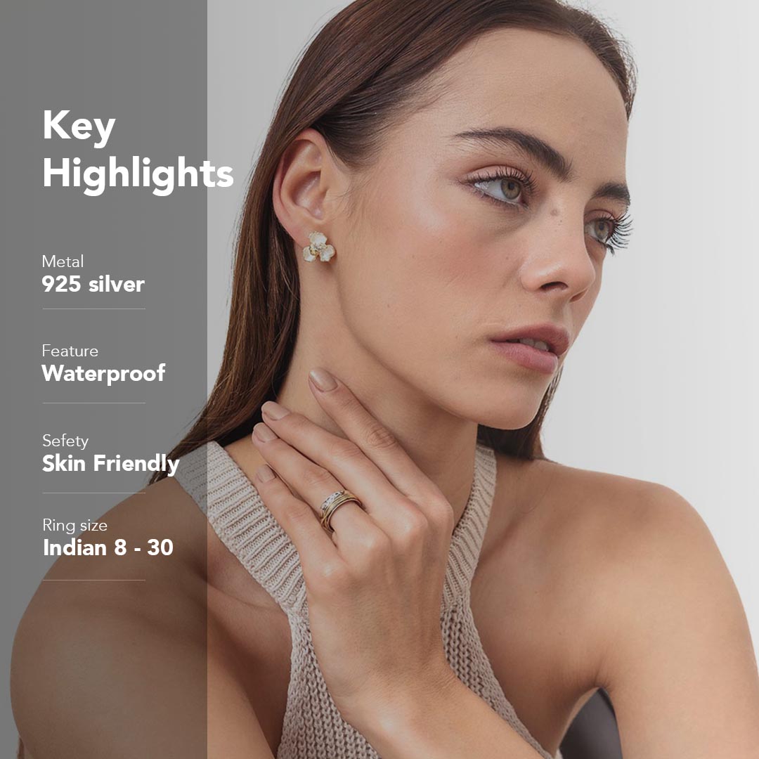 Knotted Fluid | 925 Silver Ring for Women & Men