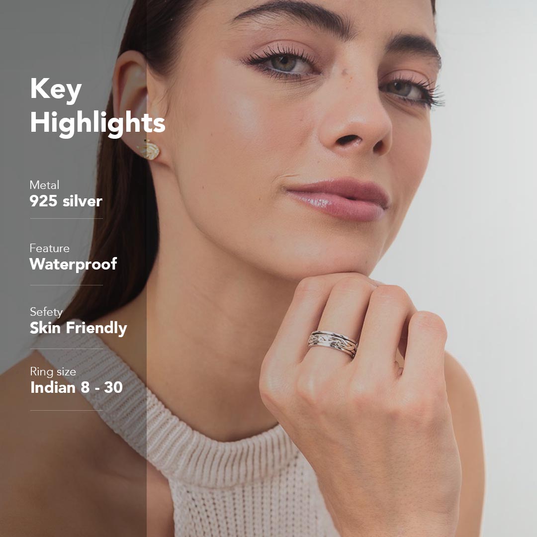 Dutch Braid Fluid | 925 Silver Ring for Women & Men