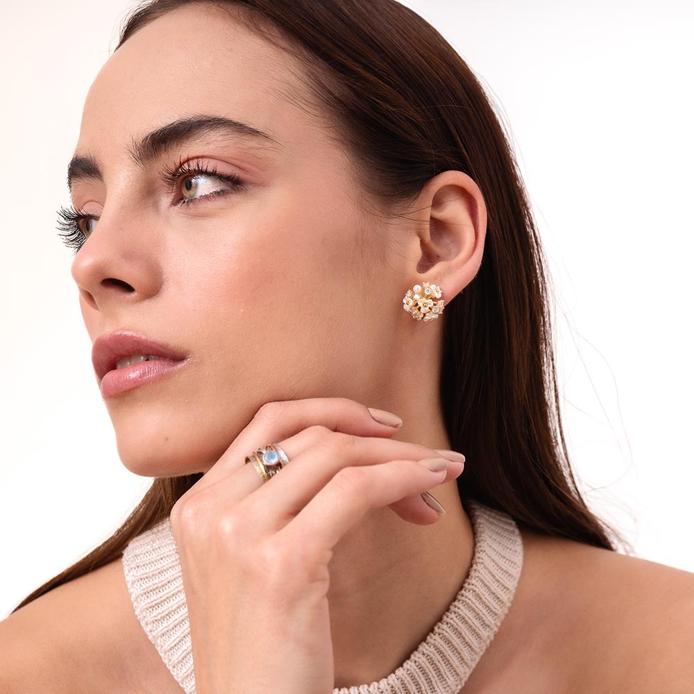 Imelda Studs | 925 Silver Earrings for Women