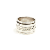 Six Silver Fluid Ring | Hallmark 925 Silver