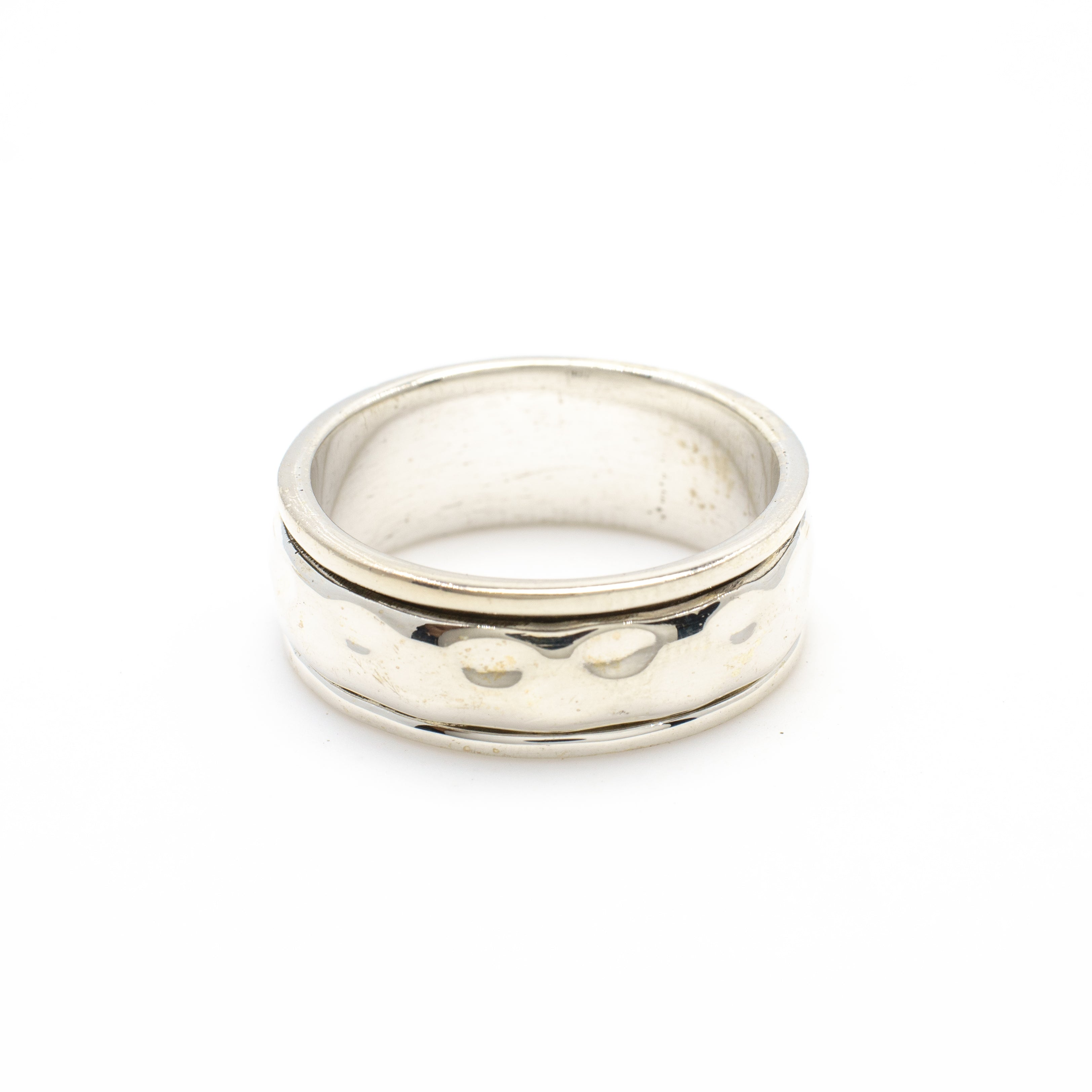 Hammered Band Fluid Ring | Hallmark 925 Silver