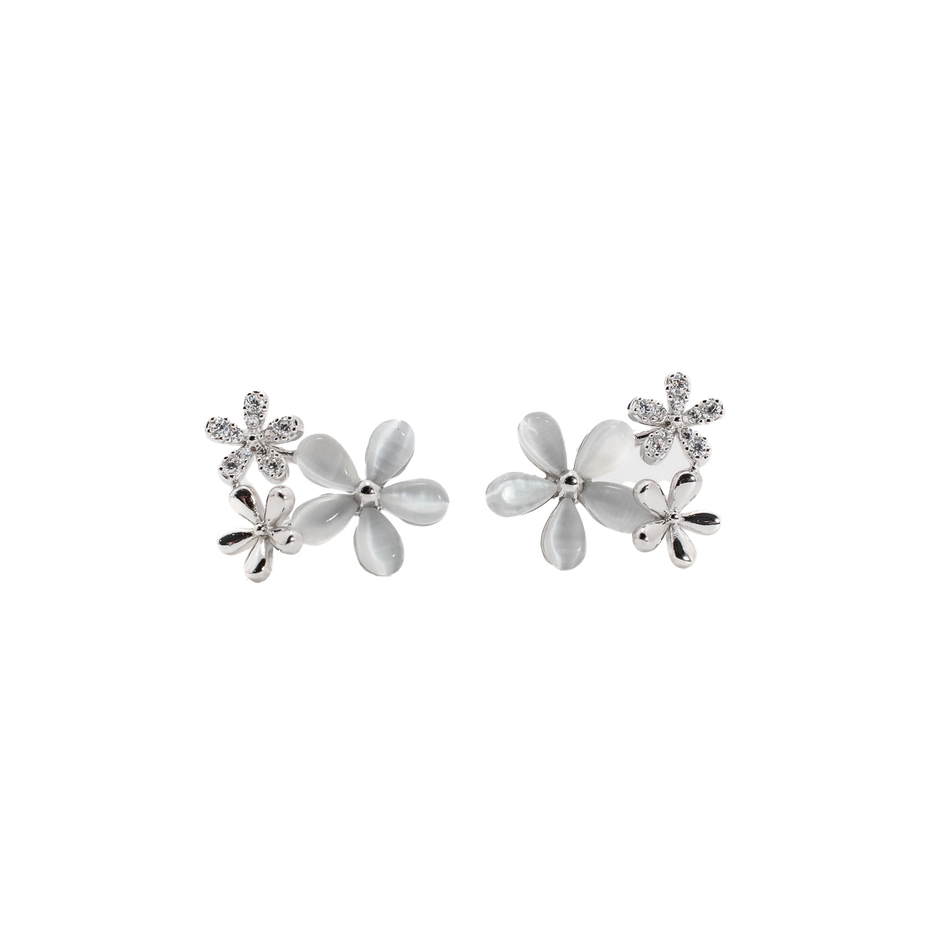 Zeta Studs | 925 Silver Earrings for Women