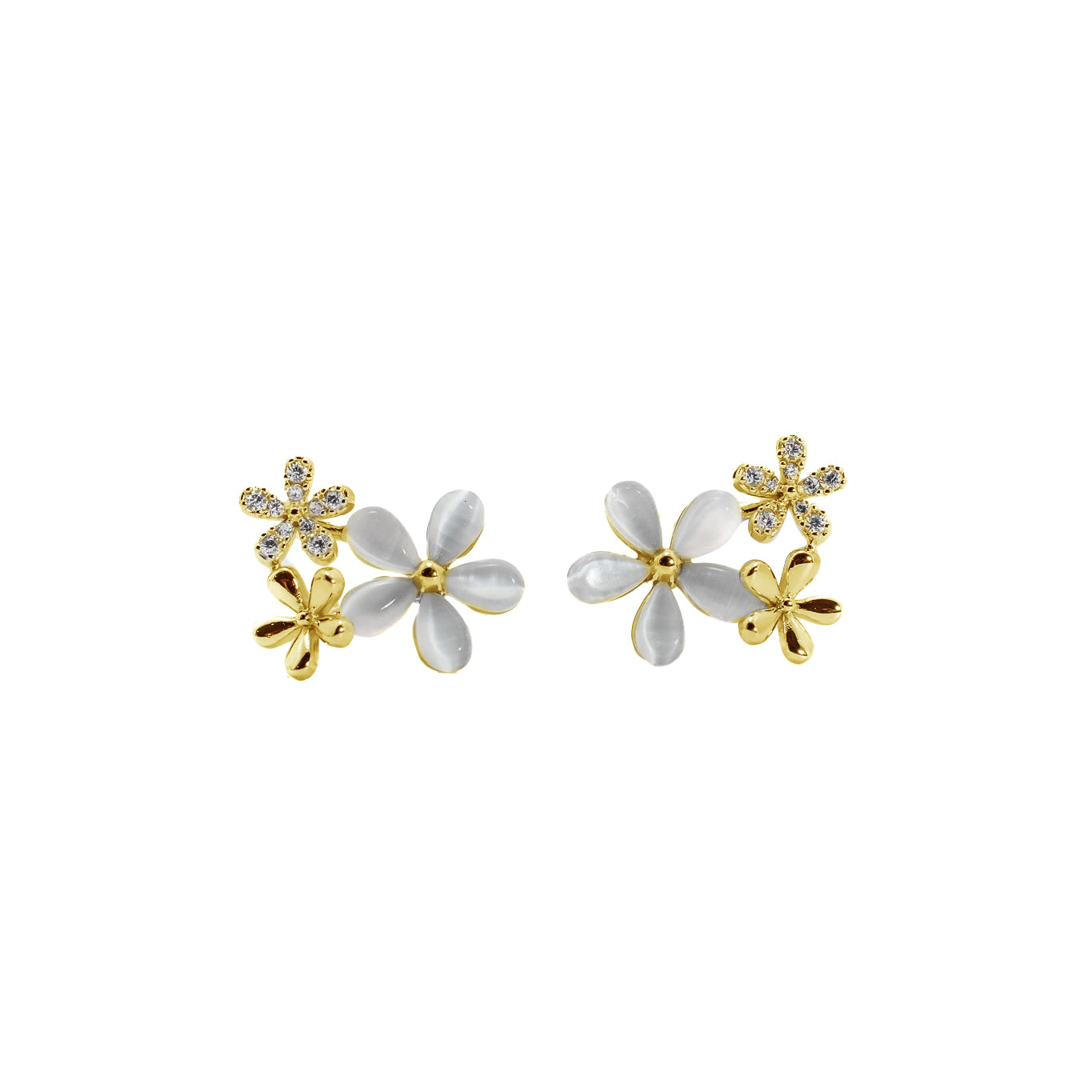 Zeta Studs | 925 Silver Earrings for Women
