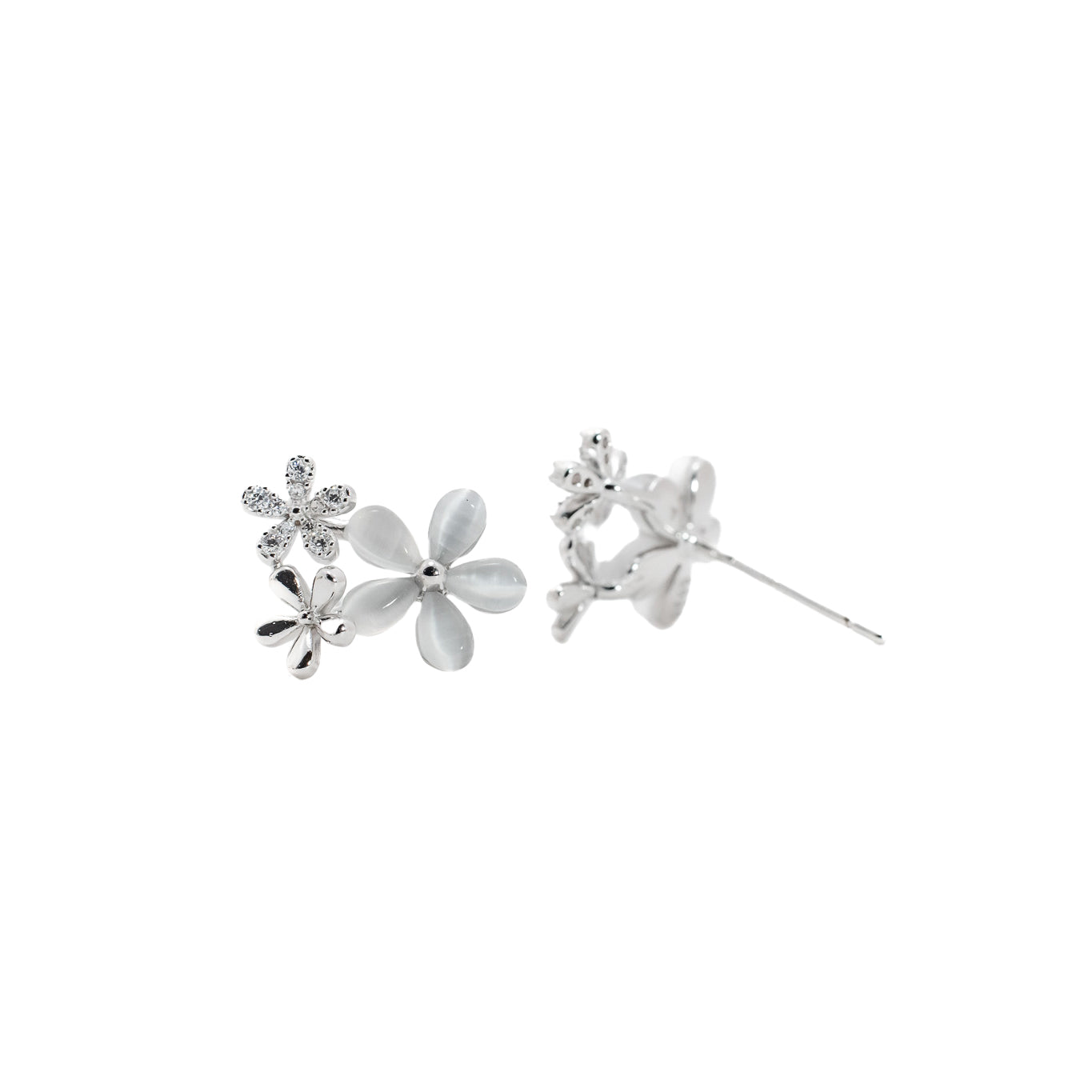 Zeta Studs | 925 Silver Earrings for Women