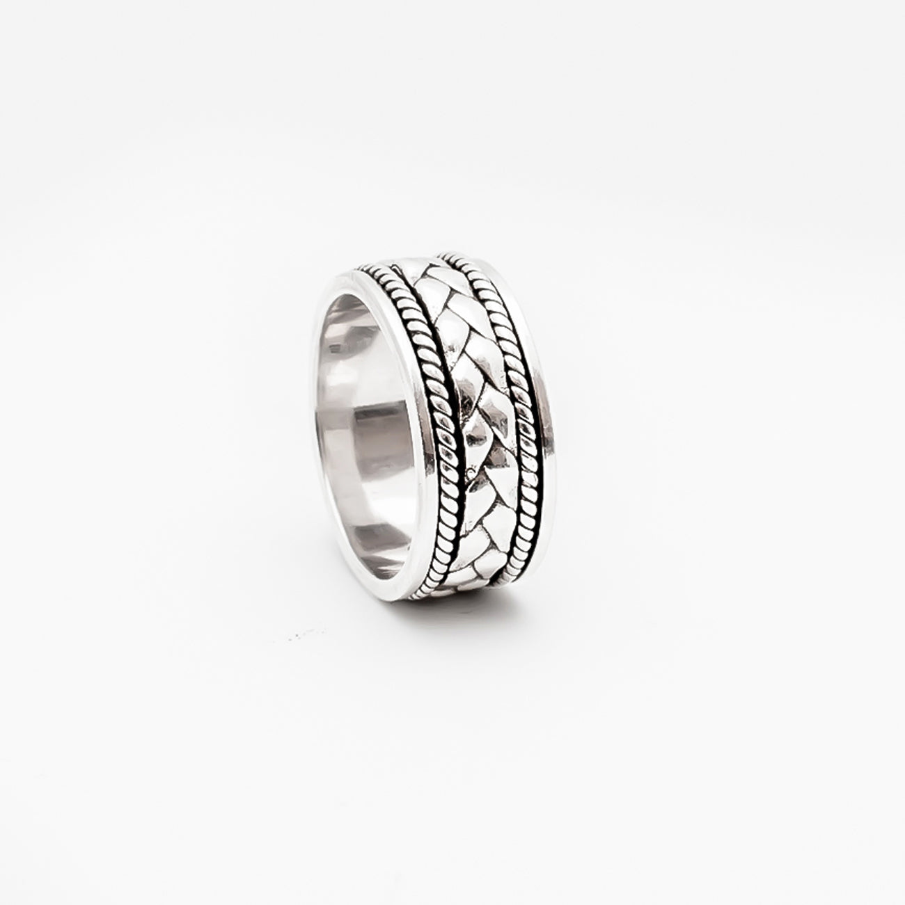 Stonebraid Fluid | 925 Silver Ring for Women & Men