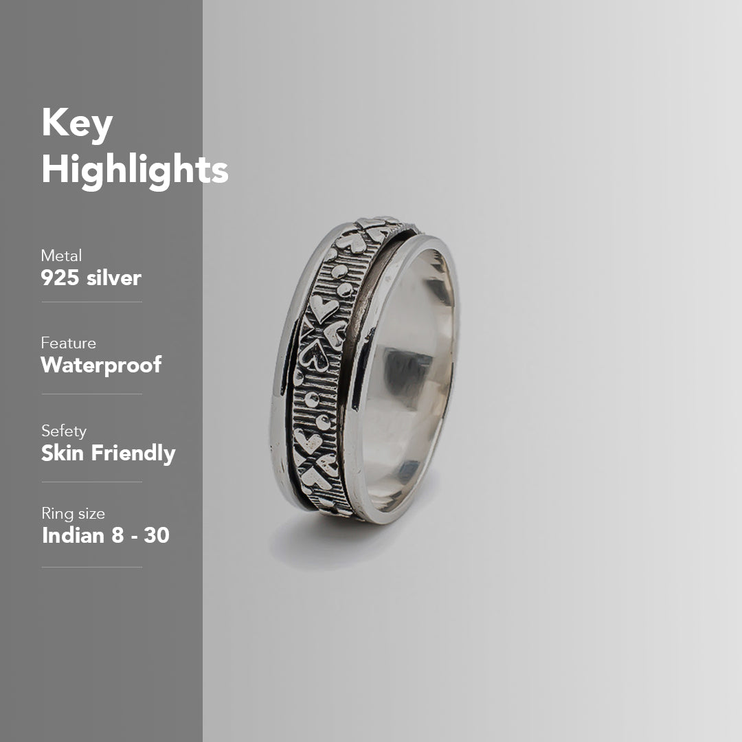 Claddagh Fluid | 925 Silver Ring for Women & Men