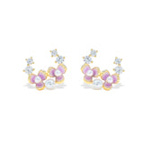 Ortensia Studs | Hallmark 925 Silver