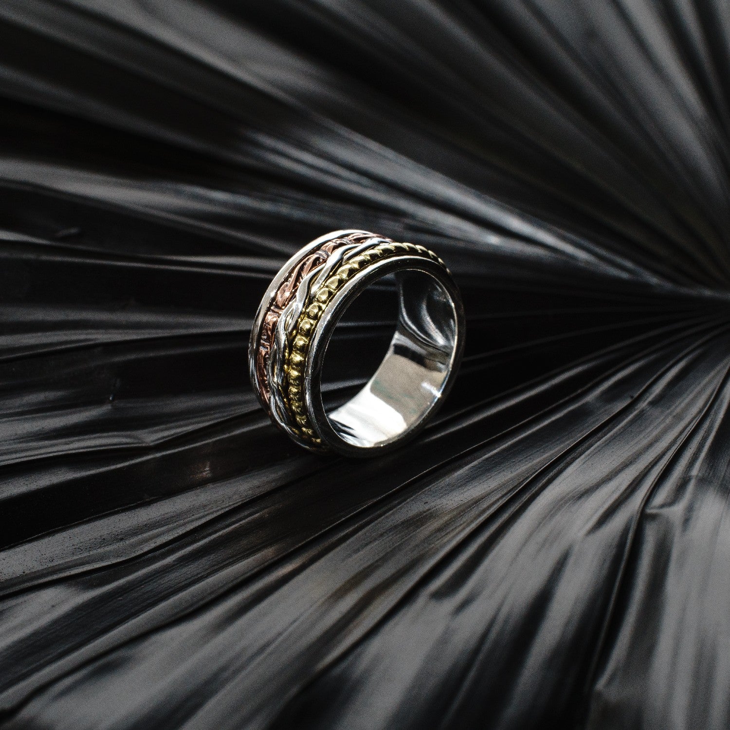 Twisted Fluid Ring | Hallmark 925 Silver