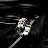 Flat Braid Fluid Ring | Hallmark 925 Silver