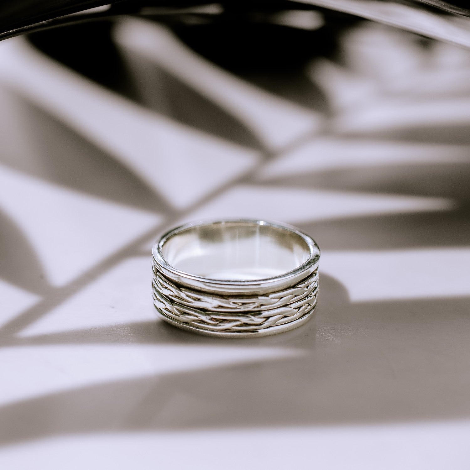 Double Flat Braid Fluid Ring | Hallmark 925 Silver