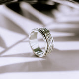 Double Flat Braid Fluid Ring | Hallmark 925 Silver