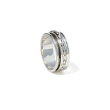 Flat Braid Fluid Ring | Hallmark 925 Silver