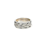 French Braid Fluid Ring | Hallmark 925 Silver