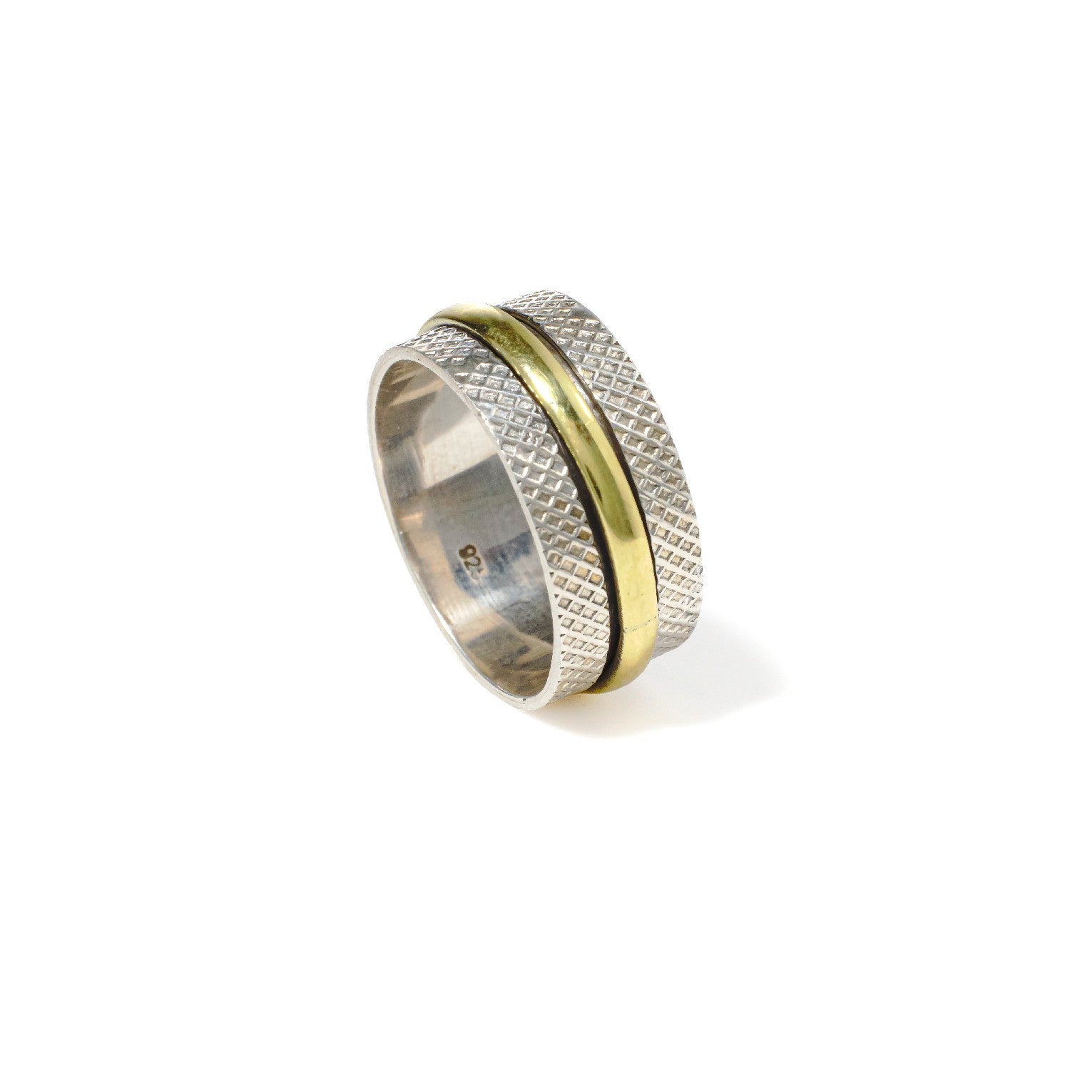 Band in Curve Fluid Ring | Hallmark 925 Silver