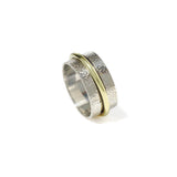 Furrowed Fluid Ring | Hallmark 925 Silver