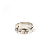 Double Flat Braid Fluid Ring | Hallmark 925 Silver