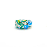 Silver ring, colorful Ring, Silver ring for woman, Beautiful Silver ring, Oprata Rings, Italian rings