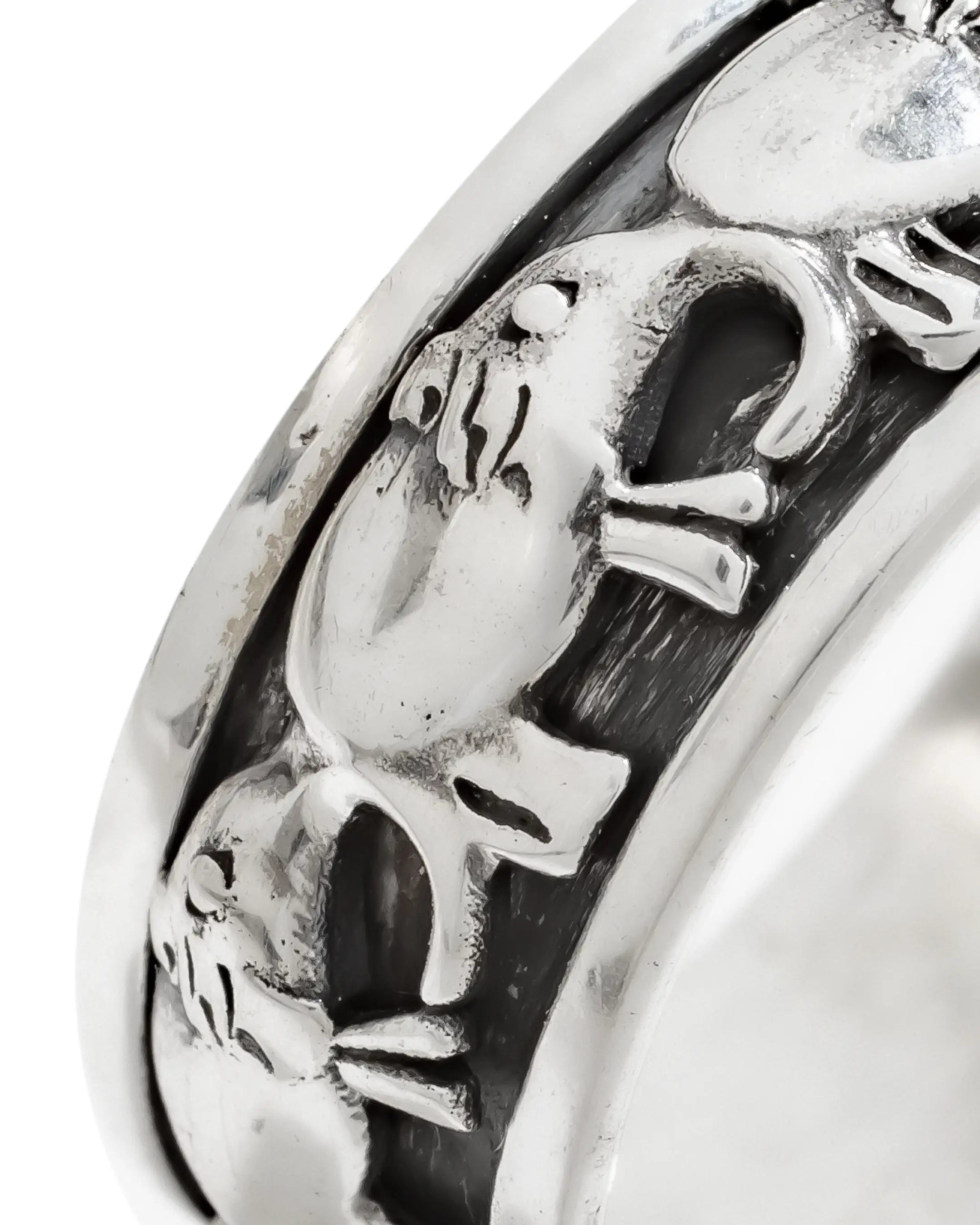 Elephant Fluid | 925 Silver Ring for Women & Men