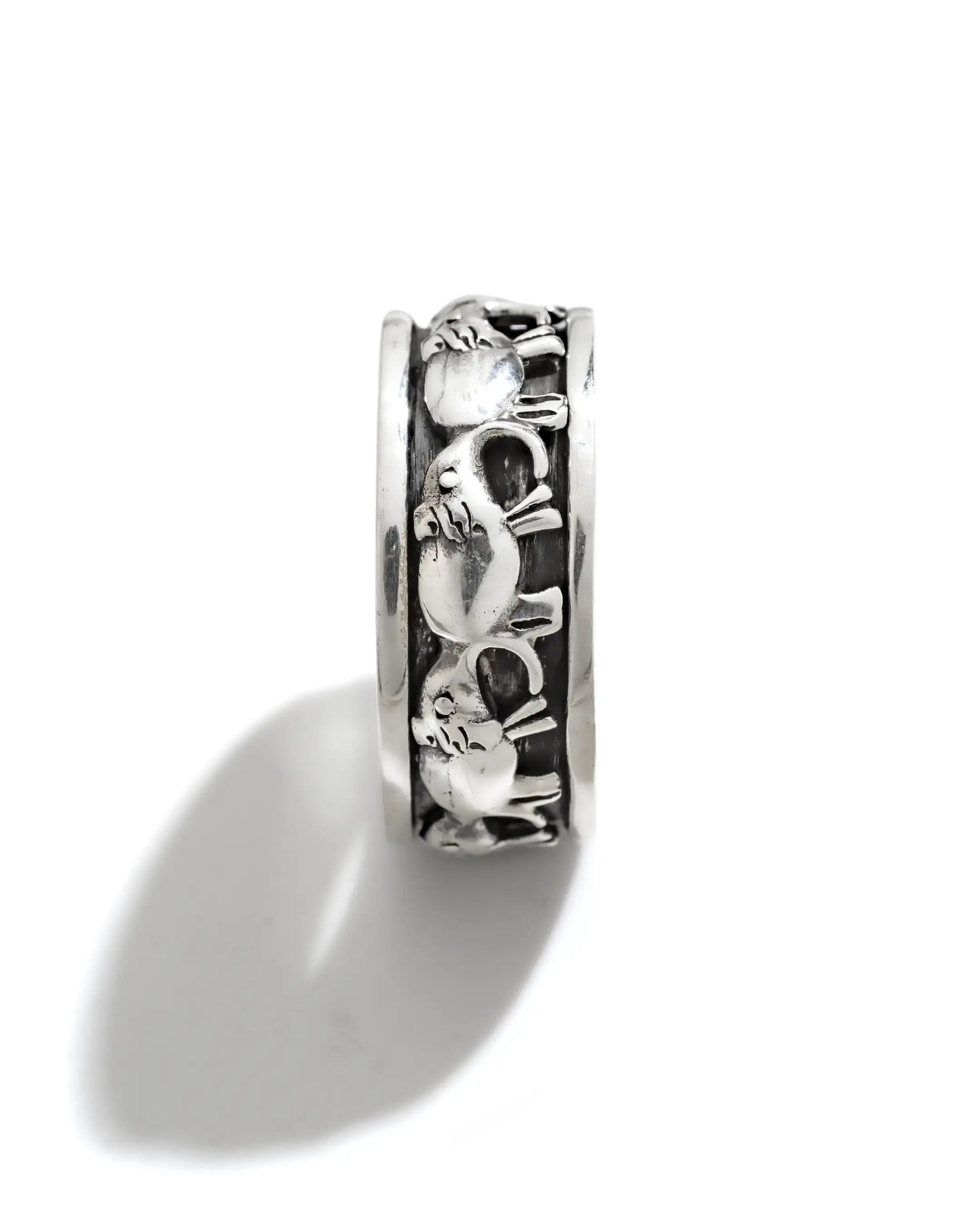 Elephant Fluid | 925 Silver Ring for Women & Men