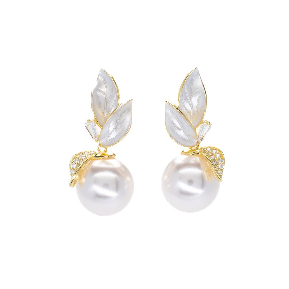 Silver earring, silver earring for women, Beautiful Silver earring, Oprata earrings, colorful hoops, 3d earring, Flower earring, bee earring, leaf earring, pearl earring
