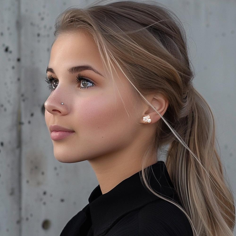 Silver earring, silver earring for women, Beautiful Silver earring, Oprata earrings, colorful hoops, 3d earring, Flower earring, bee earring, Butterfly earring, sunflower earring
