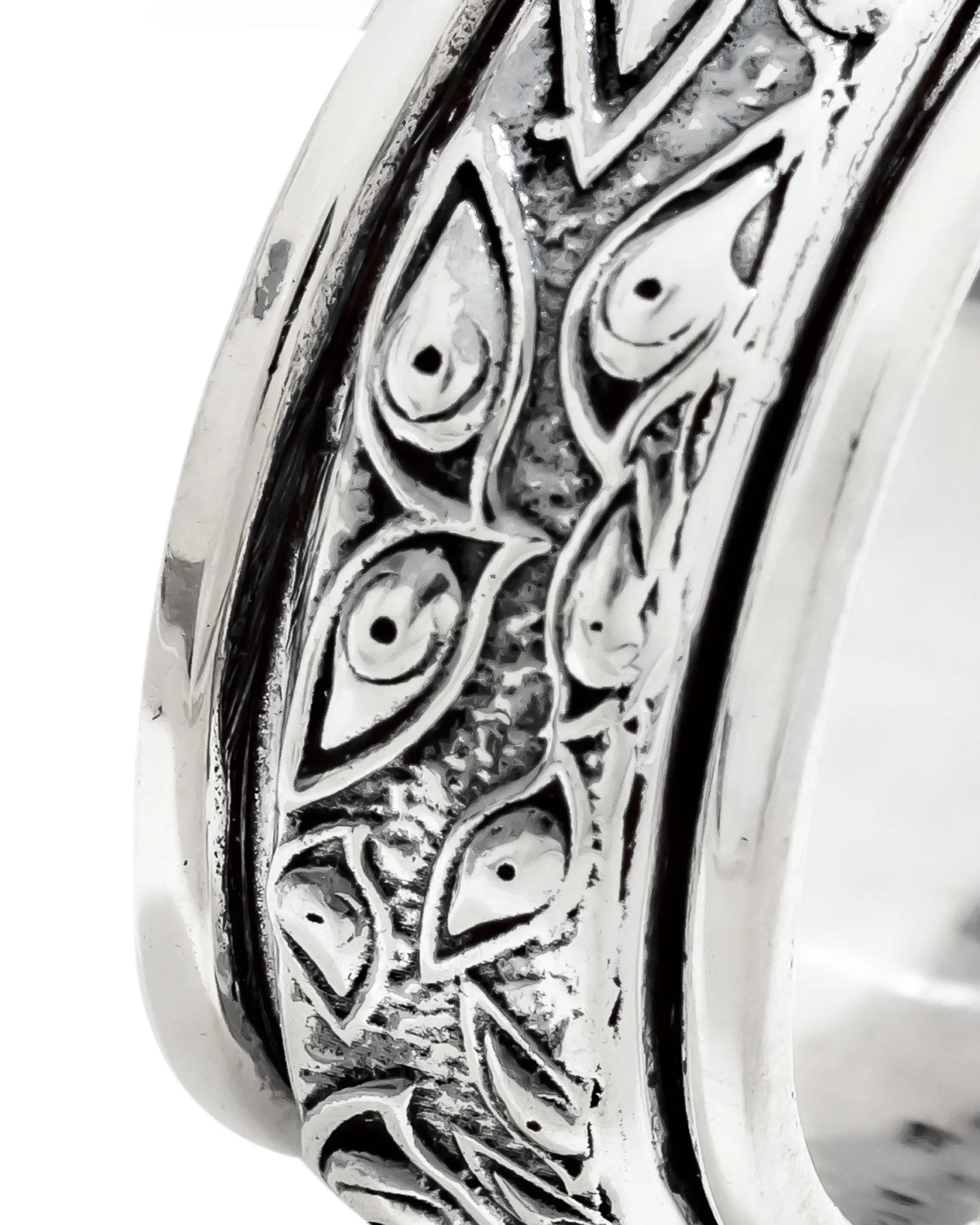 Evil Eye Fluid | 925 Silver Ring for Women & Men