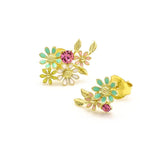 Silver earring, silver earring for women, Beautiful Silver earring, Oprata earrings, colorful hoops, 3d earring, Flower earring, bee earring, Butterfly earring, sunflower earring
