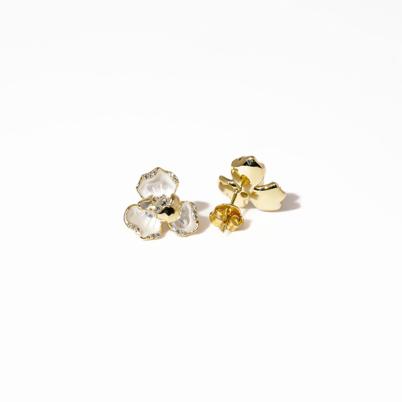 Agnola Studs | 925 Silver Earrings for Women