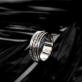 
  Silver ring, Spinner Ring, Silver ring for woman, Beautiful Silver ring, Oprata Rings, oxidised rings

