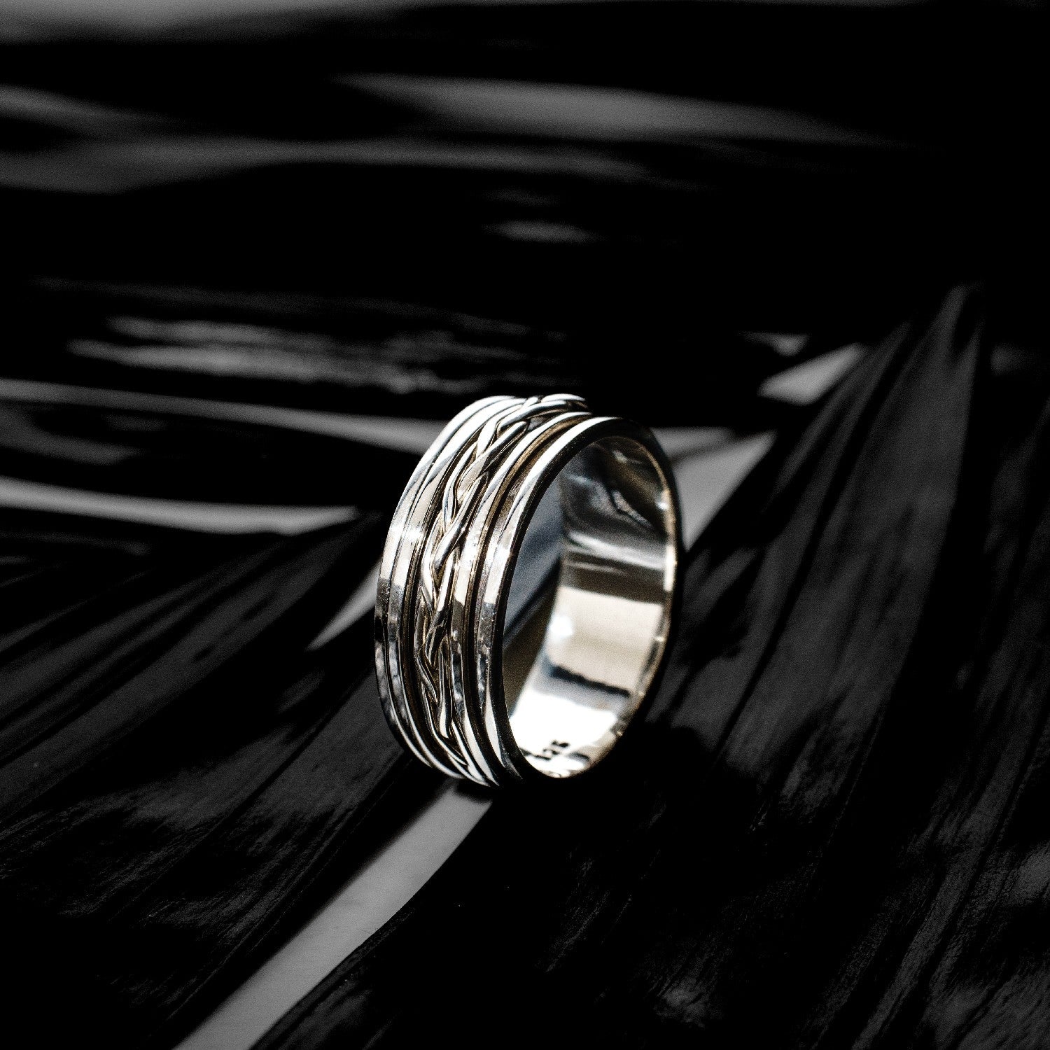 Silver ring, Spinner Ring, Silver ring for woman, Beautiful Silver ring, Oprata Rings, oxidised rings
