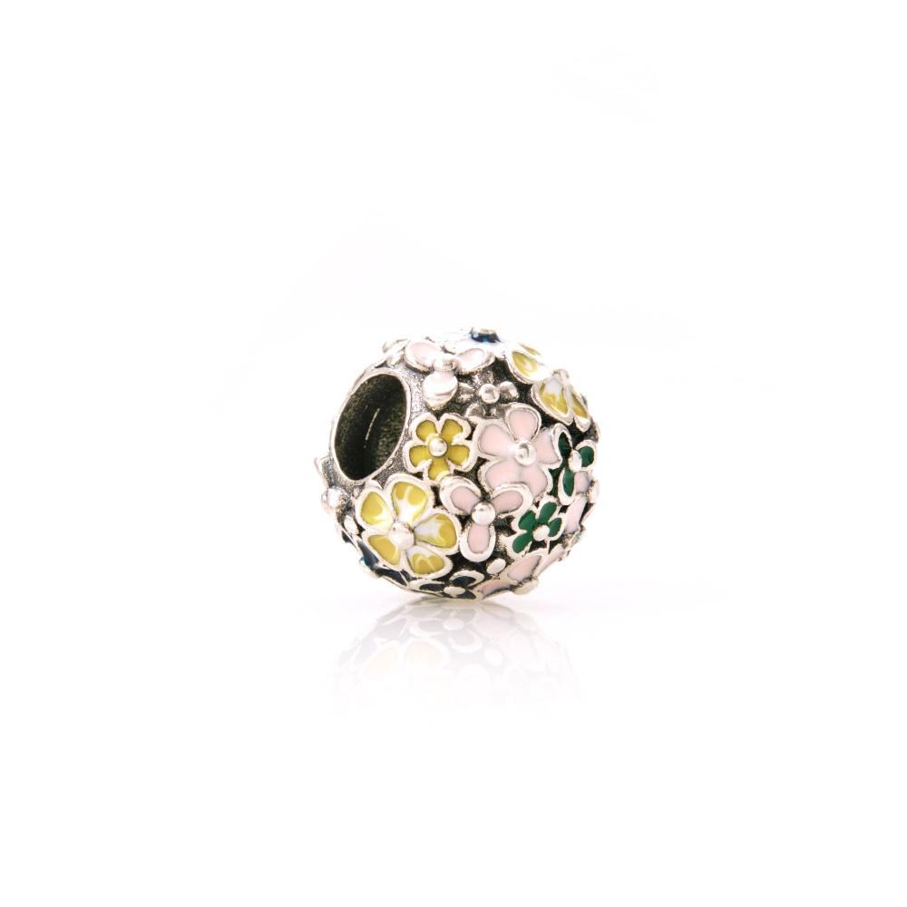 Diamond charms , Silver charms for woman, Beautiful Silver charms, Oprata charms, flower charms, Nature charms, Pearl charms