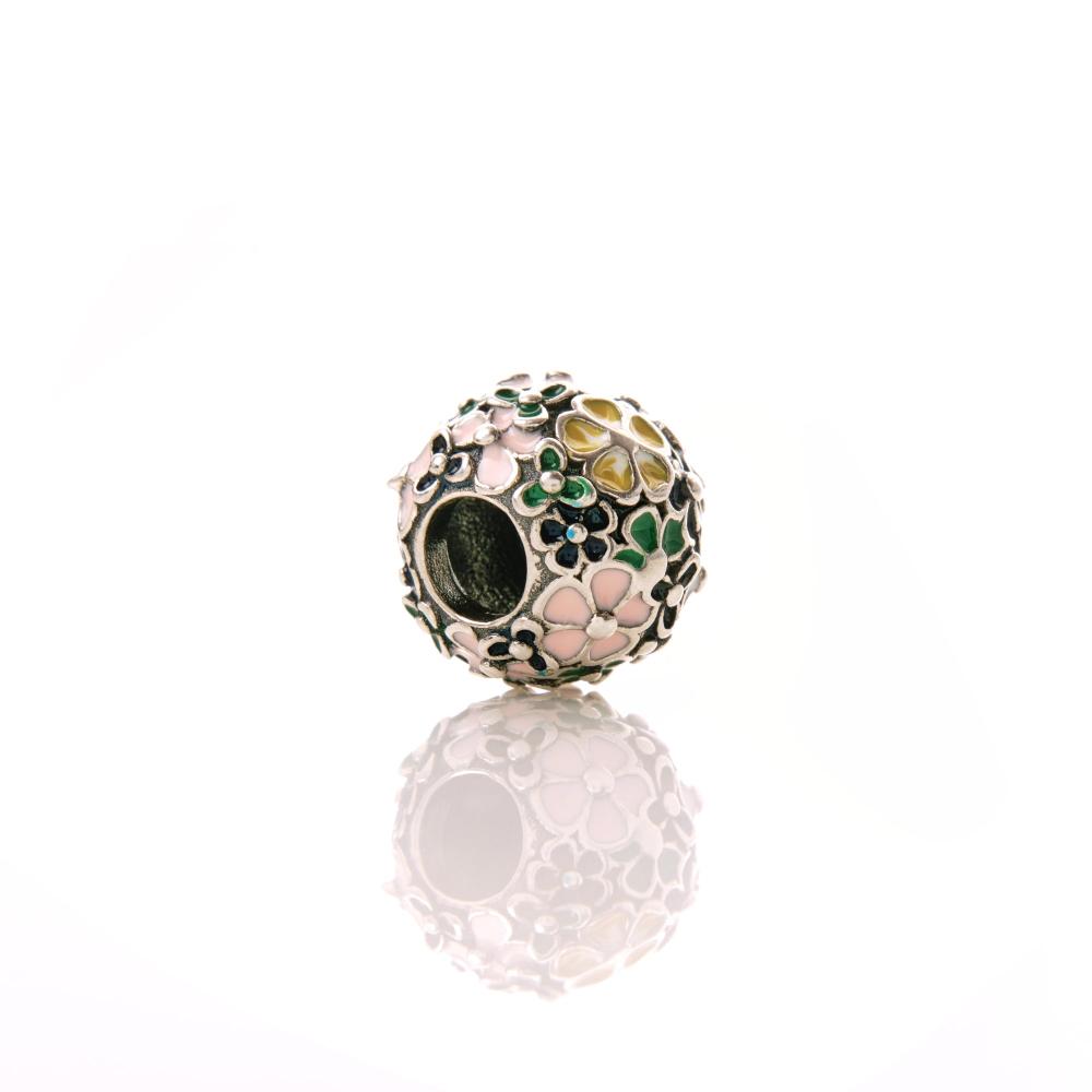 Diamond charms , Silver charms for woman, Beautiful Silver charms, Oprata charms, flower charms, Nature charms, Pearl charms